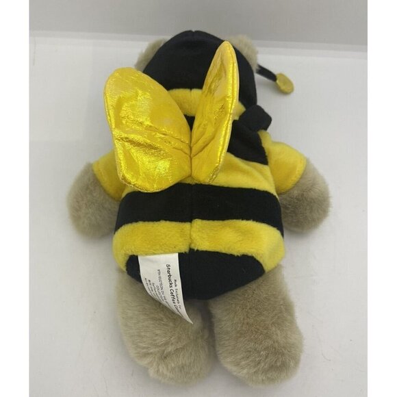 1999 Starbucks Bumble Bee Mine Bearista Bear 9th Edition VTG Coffee Collectible - Picture 2 of 5